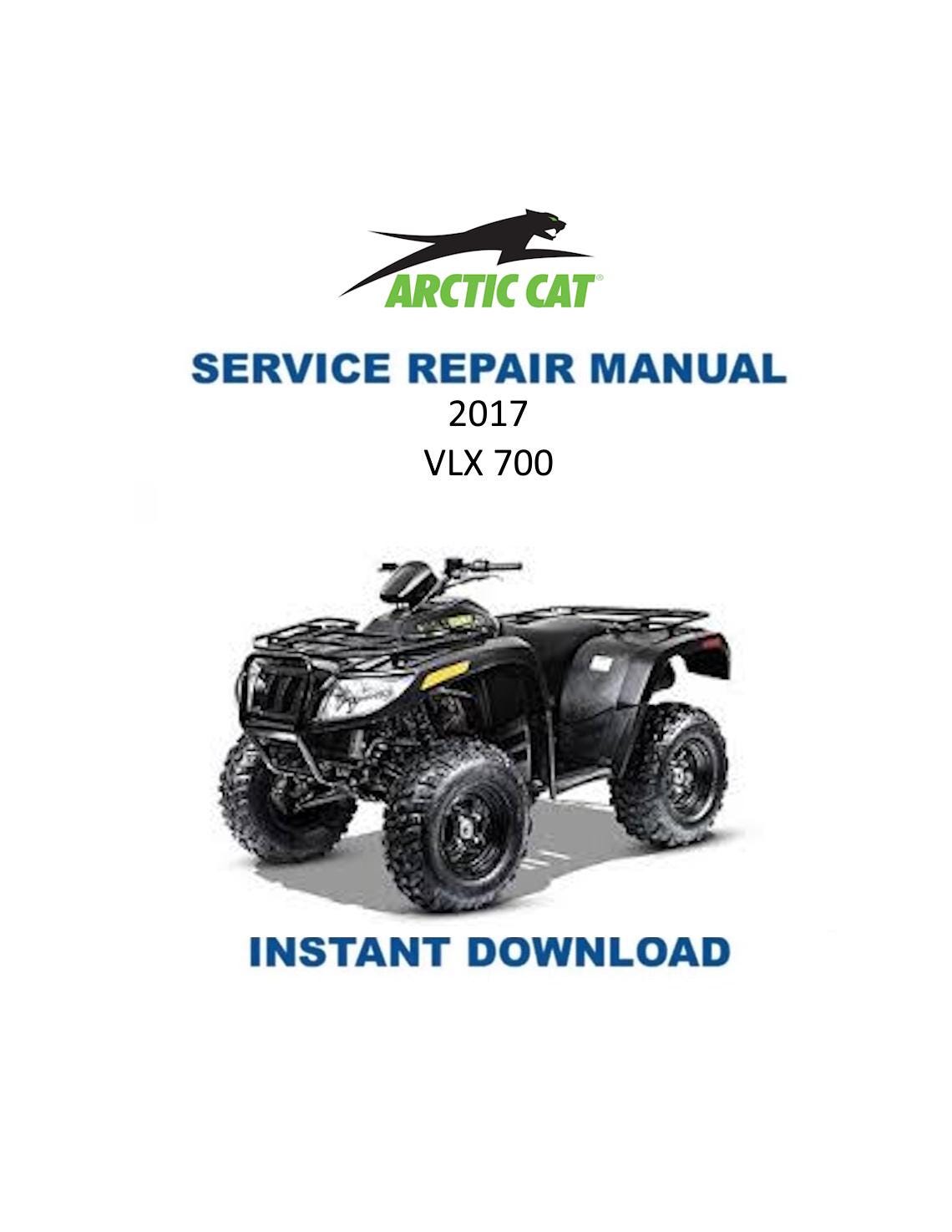 Arctic Cat VLX 700 ATV Service Manual - Service Manual PDF Instant Download