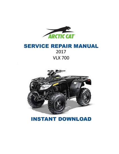 Arctic Cat VLX 700 ATV Service Manual - Service Manual PDF Instant Download