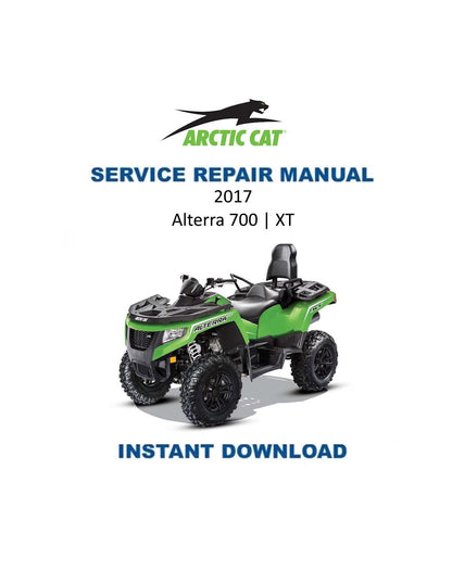 Arctic Cat 700 XT ATV Service Manual - Service Manual PDF Instant Download
