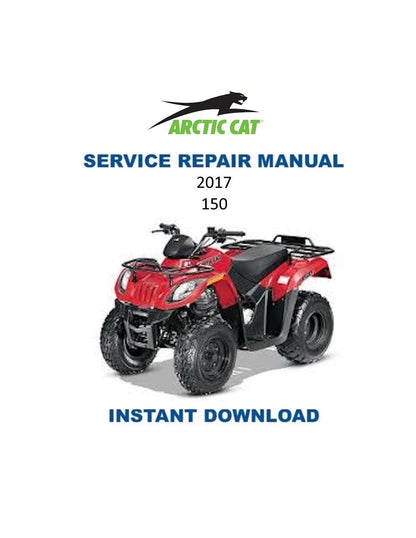 Arctic Cat 150 ATV Service Manual - Service Manual PDF Instant Download