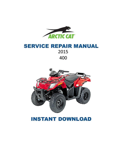 Arctic Cat 400 ATV Service Manual - Service Manual PDF Instant Download