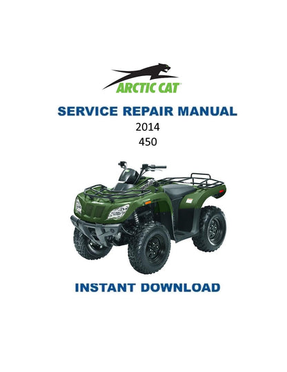 Arctic Cat 450 ATV Service Manual - Service Manual PDF Instant Download