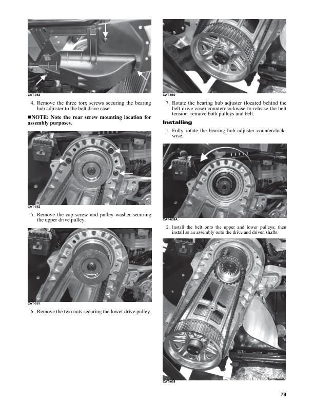 Arctic Cat ZR Riot M 600 Service Manual sample page from the repair manual