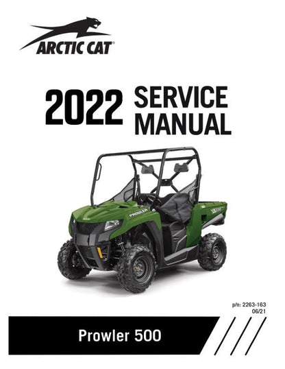 Arctic Cat Prowler 500 UTV Service Manual | 2022 - sample page 2