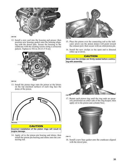 Arctic Cat 4000 Service Manual sample page with diagrams and specifications