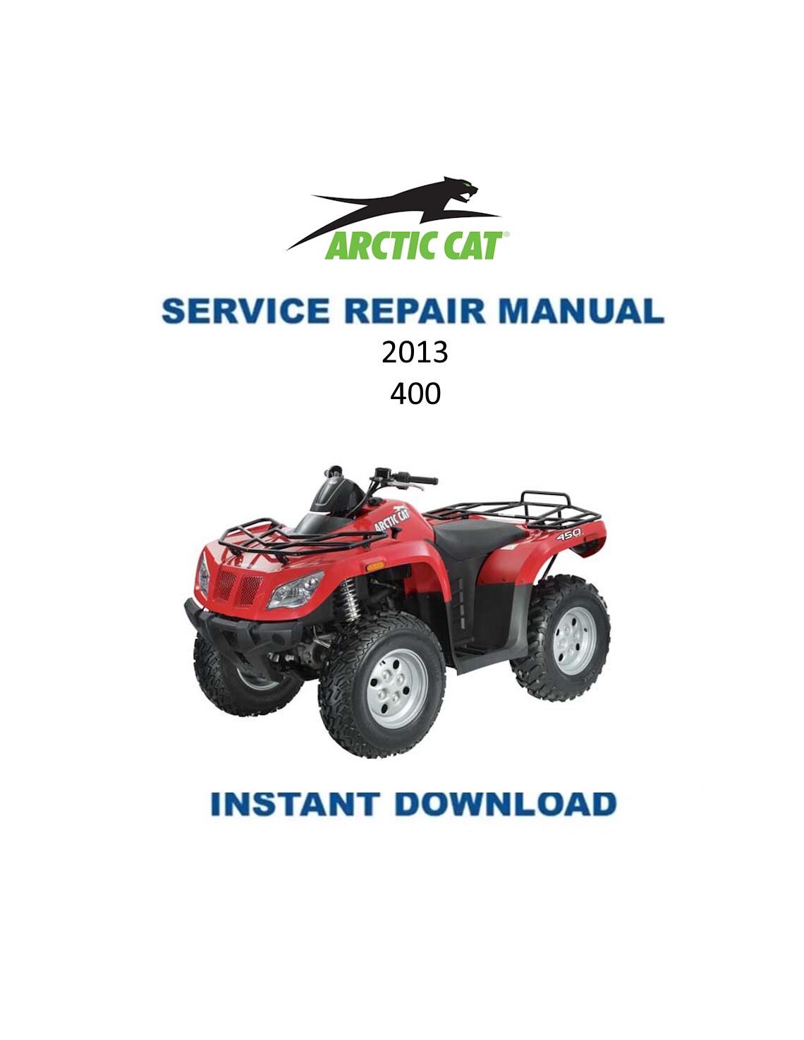 Arctic Cat 400 ATV Service Manual - Service Manual PDF Instant Download