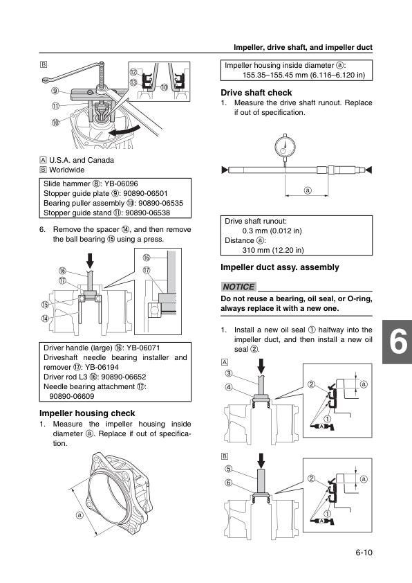 Yamaha WaveRunner VX1800 PWC Service Manual | 2010-2015 - sample page 9