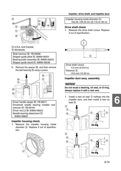 Yamaha WaveRunner VX1800 PWC Service Manual | 2010-2015 - sample page 9