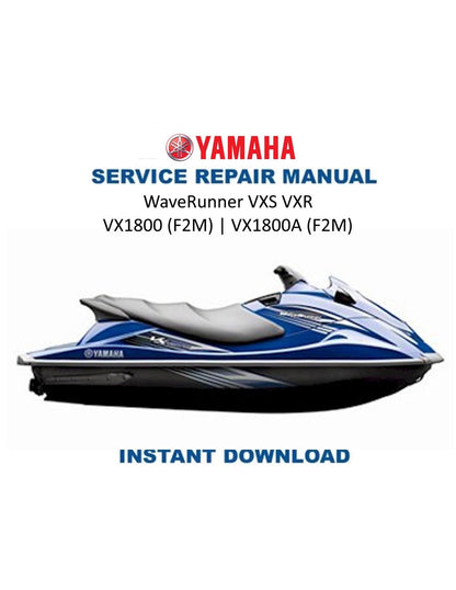 Yamaha WaveRunner VX1800 PWC Service Manual | 2010-2015 - Service Manual PDF Instant Download