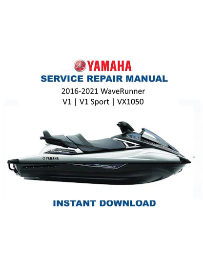 Yamaha WaveRunner V1 Sport VX1050 Sport Cruiser Deluxe PWC Service Manual - Service Manual PDF Instant Download