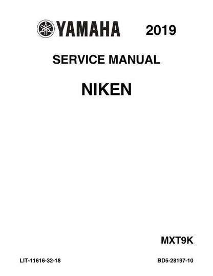 Yamaha NIKEN 850 Motorcycle Service Manual factory service manual title page