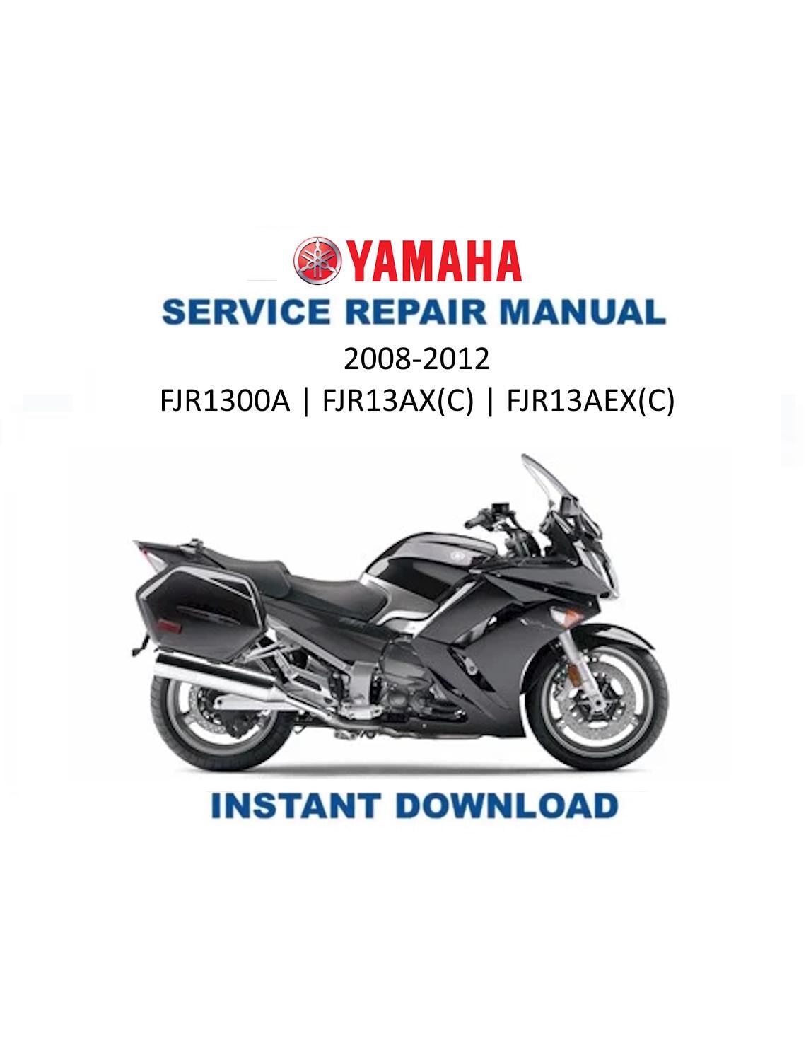Yamaha FJR1300A Motorcycle Service Manual - Service Manual PDF Instant Download