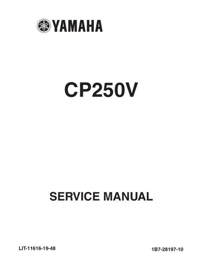 Yamaha Morphous Maxam CP250V Scooter Service Manual factory service manual title page