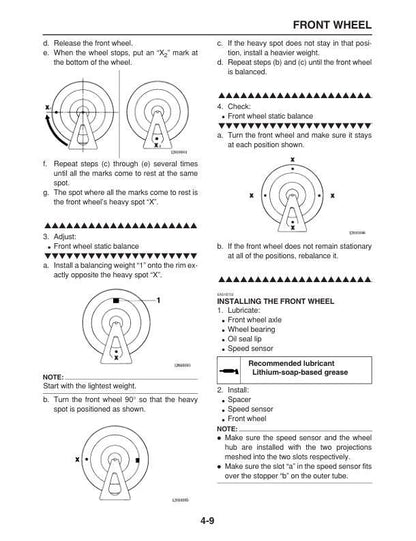 Yamaha Morphous Maxam CP250V Scooter Service Manual sample page from service manual