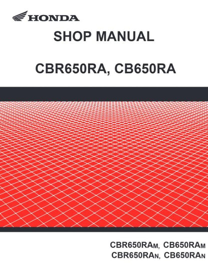 Honda CBR650R Baby Fireblade Motorcycle Service Manual | 2021-2022 - sample page 2