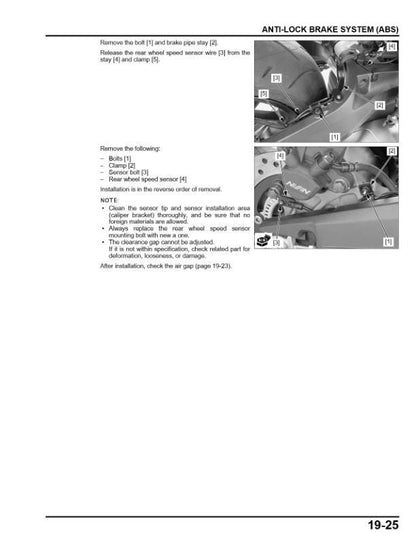 Honda CBR650R Baby Fireblade Motorcycle Service Manual | 2021-2022 - sample page 9