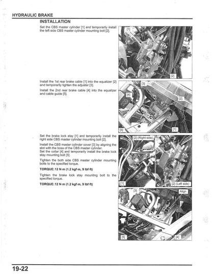 Honda PCX 150 Motorcycle Service Manual sample page