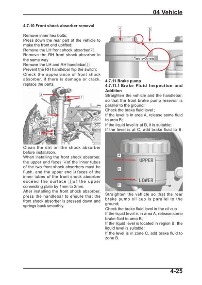 CFMOTO 450SR 450SS CF400-6 Motorcycle Service Repair Manual sample page from service manual