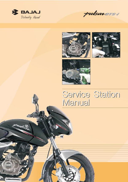 Bajaj Pulsar DTSi Motorcycle Service Repair Manual factory service manual title page