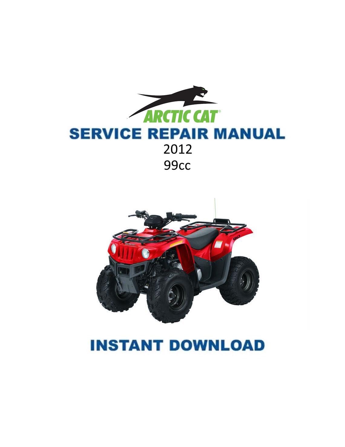 Arctic Cat 90cc ATV Service Manual - Service Manual PDF Instant Download
