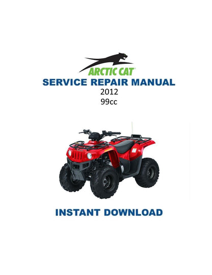 Arctic Cat 90cc ATV Service Manual - Service Manual PDF Instant Download