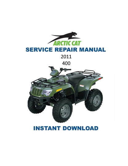 Arctic Cat 400 ATV Service Manual - Service Manual PDF Instant Download