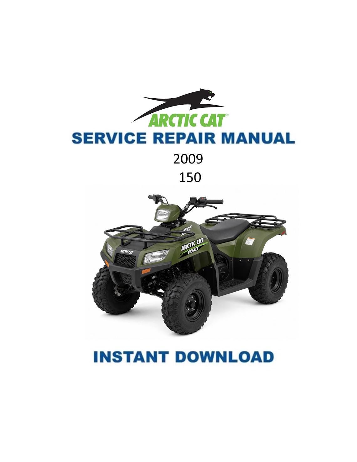 Arctic Cat Arctic Cat 150 ATV Service Manual - Service Manual PDF Instant Download