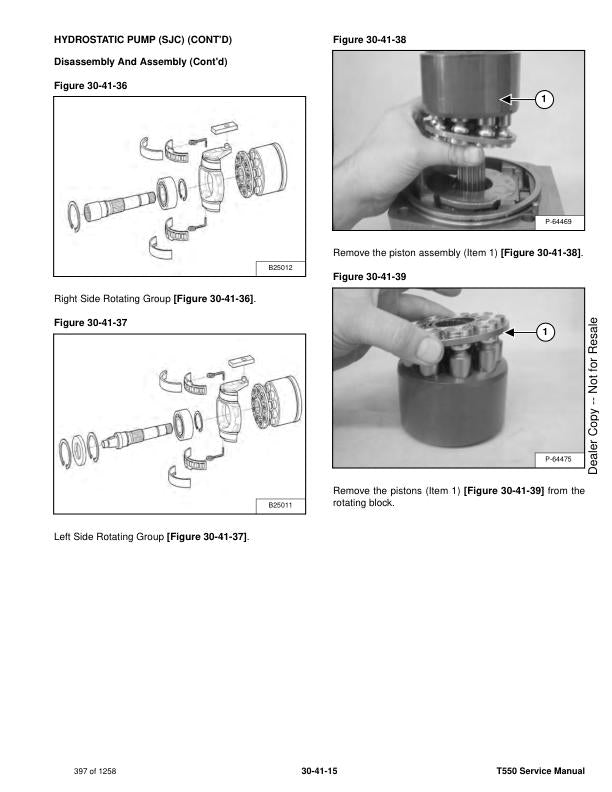 Bobcat T550 Compact Track Loader Service Manual | 2002-2025 - sample page 4