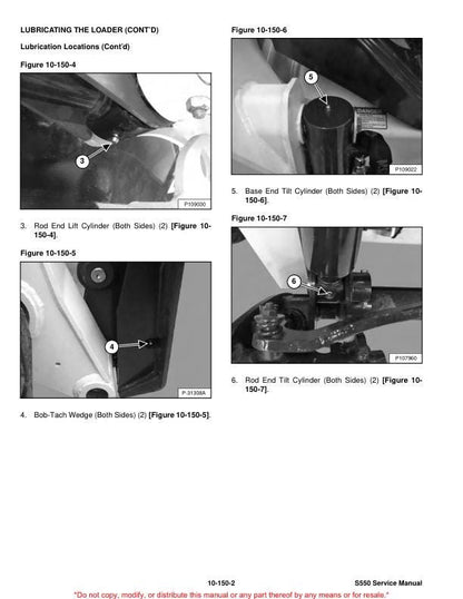 Bobcat S550 Skid Steer Loader Service Manual | 2007-2025 - sample page 4