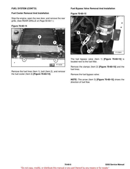 Bobcat S550 Skid Steer Loader Service Manual | 2007-2025 - sample page 9