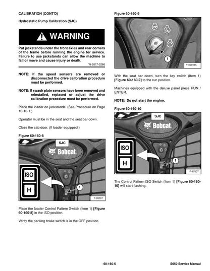 Bobcat S650 Skid Steer Loader Service Manual | 2010-2025 - sample page 9