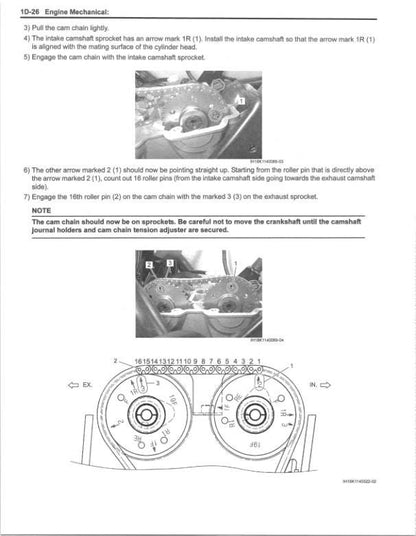 Suzuki SV650 Motorcycle Service Manual | 2017-2019 - sample page 4