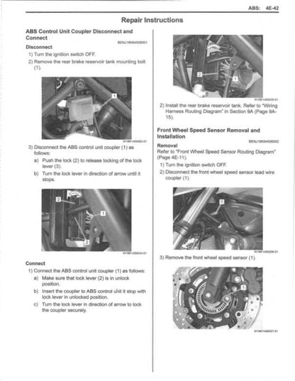 Suzuki SV650 Motorcycle Service Manual | 2017-2019 - sample page 9