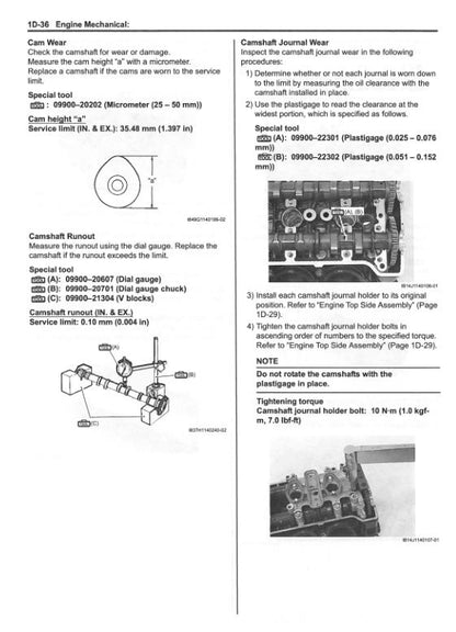 Suzuki GSX-R600 GSXR600 Motorcycle Service Manual | 2010-2015 - sample page 4