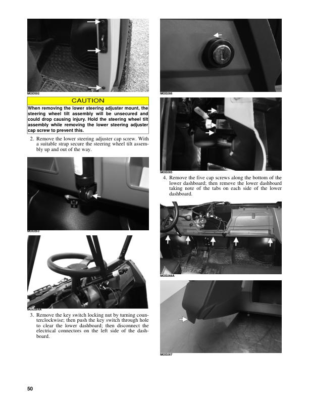 Arctic Cat Prowler Pro 800 UTV Service Manual sample page showing repair procedures