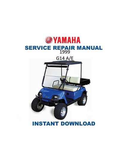 YAMAHA G14 A/E Gas Golf Cart Service Manual - Service Manual PDF Instant Download