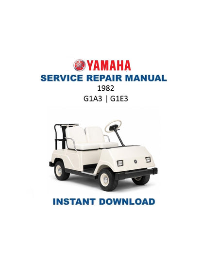 YAMAHA G1A3 G1E3 Gas Golf Cart Service Manual - Service Manual PDF Instant Download