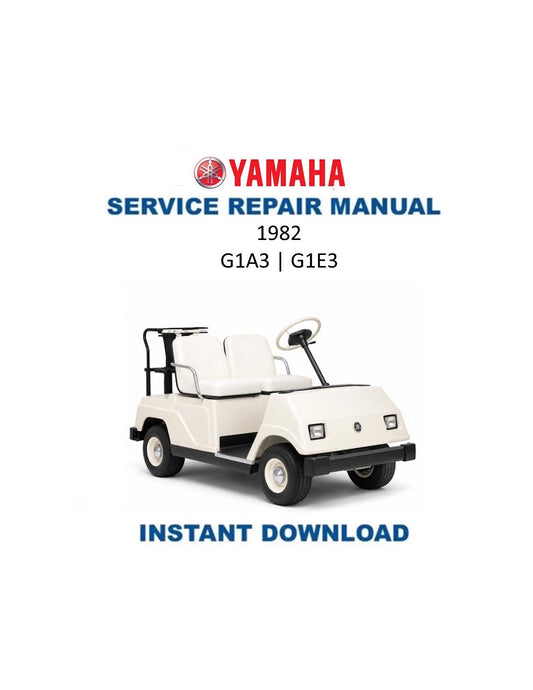YAMAHA G1A3 G1E3 Gas Golf Cart Service Manual - Service Manual PDF Instant Download