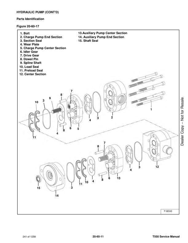Bobcat T550 Compact Track Loader Service Manual | 2002-2025 - sample page 3