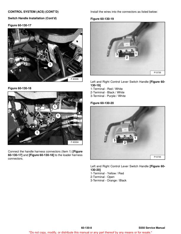 Bobcat S550 Skid Steer Loader Service Manual | 2007-2025 - sample page 8