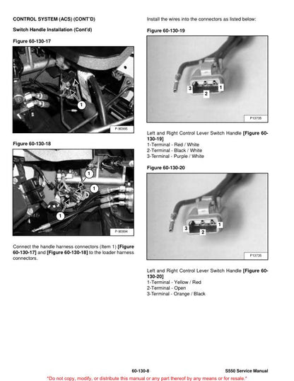 Bobcat S550 Skid Steer Loader Service Manual | 2007-2025 - sample page 8