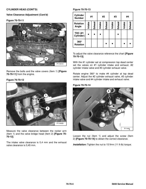 Bobcat S650 Skid Steer Loader Service Manual | 2010-2025 - sample page 10