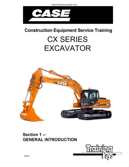 Case CX130 CX160 CX210 CX240 Excavator Service Manual | Repair Guide | Instant Digital Download | PDF factory service manual title page