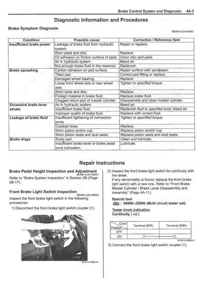 Suzuki GSX-R600 GSXR600 Motorcycle Service Manual | 2010-2015 - sample page 7