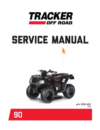 Tracker Offroad 90 ATV Service Manual | 2024-2026 - sample page 2
