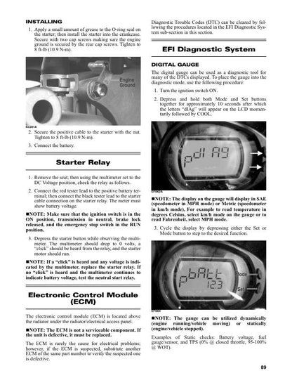 Tracker Offroad 450 ATV Service Manual | 2022 - sample page 9