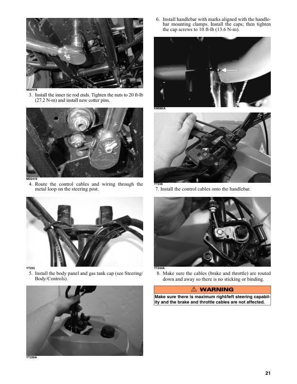 Tracker Offroad 90 ATV Service Manual | 2022 - sample page 5