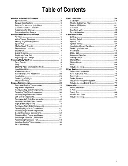 Tracker Offroad 90 ATV Service Manual | 2020 - sample page 9