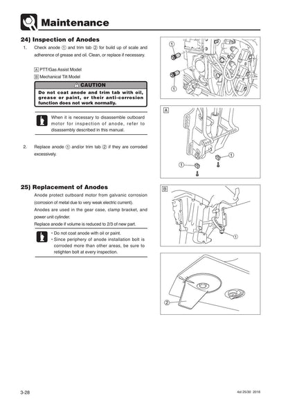 Tohatsu MFS 25 30C Outboard Service Manual | 2016-2020 - sample page 6