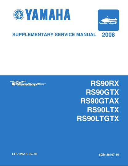 Yamaha RS Vector RS90 Snowmobile Service Manual | 2008-2012 - sample page 2